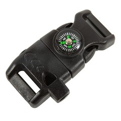 TcJ-Chen 10 PCS Emergency Whistle Buckle come 52*29 mm (10 pieces), Black