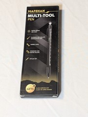 MAFEHAN Multi-Tool Pen LED Light Screwdriver Level Ruler Stylus