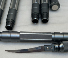 aiGear Premium Walking/Hiking Multi-Tool Tactical Survival Stick W/Cam Case