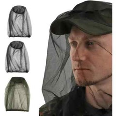 Mosquito Head Net Mesh Hat Protective Cover Fly Insects Bugs Camping Fishing