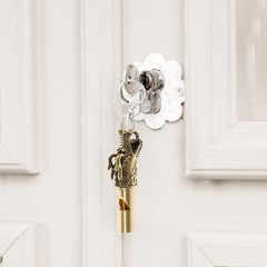 Brass Dragon Whistles Dragon Head Keychian Portable Emergency and Signal Whis…