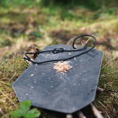 Forest Fundamentals™ Artisan Fire Mat | Handmade Genuine Leather | Fire-lighting