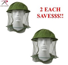 ROTHCO 8533 MOSQUITO GI TYPE HEAD NET – 2 EACH BULK PACK