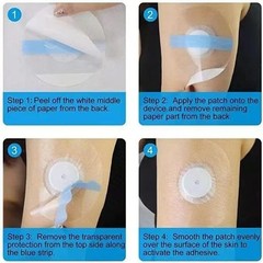 20 Pack Pre-Cut Transparent Sports Tape for /3/Plus Waterproof Adhesive Patches