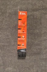 Sol Mag Striker Fire Starter Orange Flint Fire Starter Bottle Opener 93447
