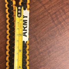 550 Paracord Neck Lanyard Keychain US Army Concho 22” Whistle Buckle Release