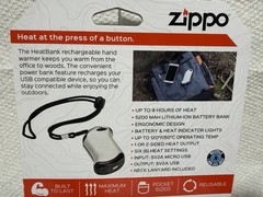 Zippo Heatbank 9s Rechargeable Hand Warmer Power Bank NEW