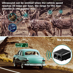 8 Pieces Deer Whistle Avoids Collisions, Deer Whistles for Car Warning Devices A