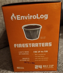 Fire starter, 2-24 cups/ total 48 cups for Fireplace, Wood, Stove, Fire Pit