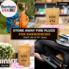 Non-Toxic Waterproof Fire Starters with 5+ Minute Burn for Emergencies, Survival