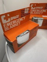 Lot of 3 Pack SPACE Brand Emergency Survival Blanket First Aid Thermal Blanket