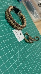 Sparrow’s Handmade Tactical Cobra Weave Style Paracord Bracelet