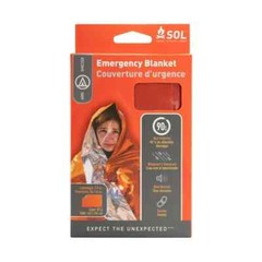 10 Pack SOL Heat Sheet Survival Thermal Emergency Blanket 1 Person Quiet Warm