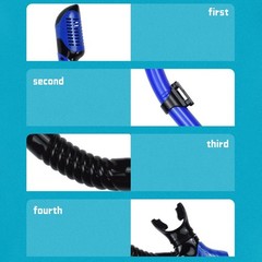 Diving Essentials Set Adjustable Mask Reliable Dry Top Snorkel and Fins