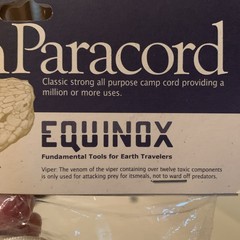 Equinox White 50Ft Braided Nylon Paracord – Heavy-Duty Camping & Trekking Cord