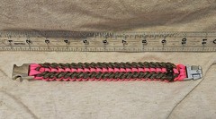 Sanctified Covenant 550 Paracord Bracelet Hot Pink, Multi-Cam