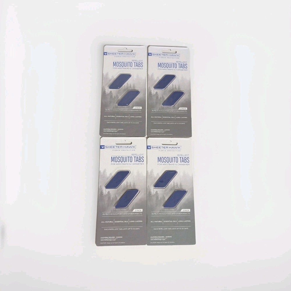 LOT OF 4 (8 TABS) SKEETER HAWK REPELLENT REPLACEMENT TABS (SKE-ACC-0001) #71