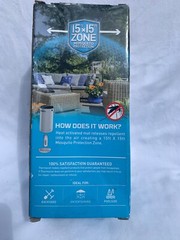 Thermacell Patio Shield Mosquito Repellent 15 Foot Protection Scent Free Blue