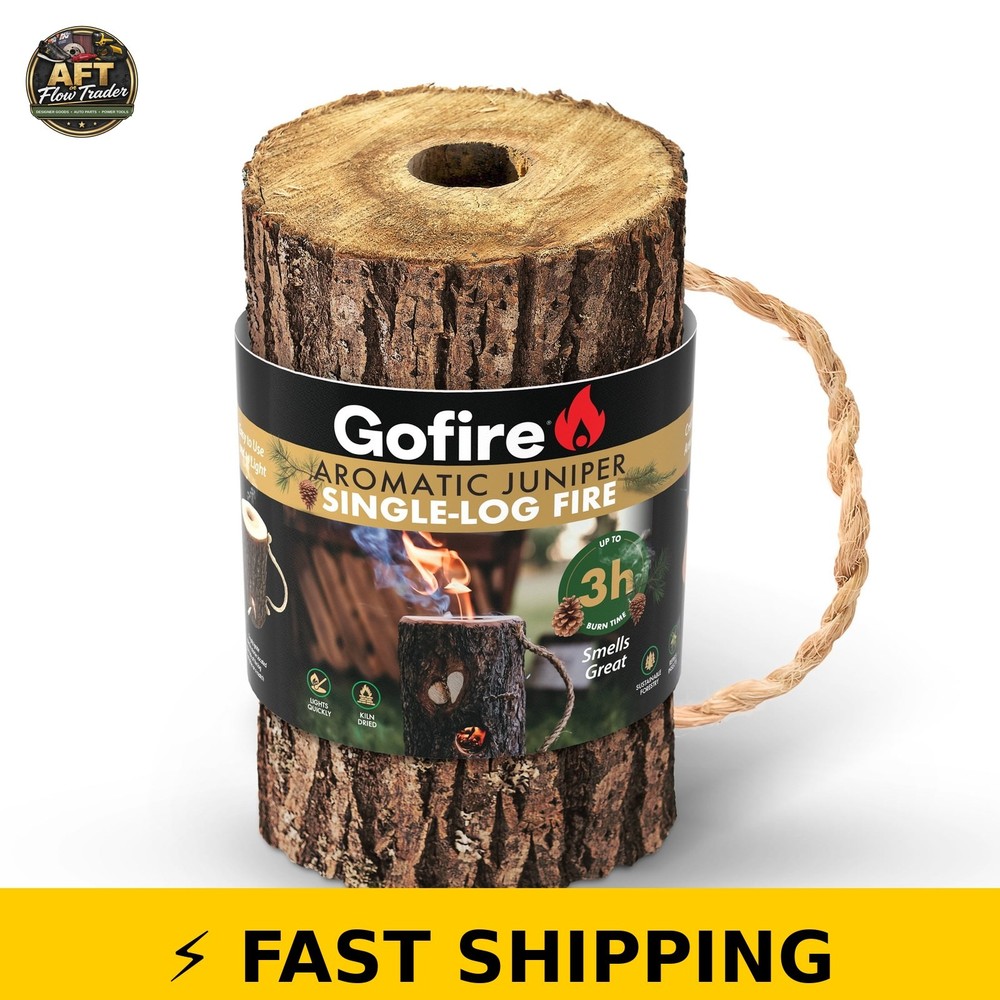 GoFire Single Log Fire Starter for Camping & Pits