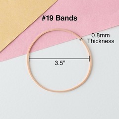 Staples Rubber Bands, Size #19, 1/4 lb. Bag – Small Economy Bands for Paper