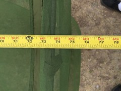 NWOT MOSQUITO INSECT NYLON NETTING MILITARY COT TYPE 77.5″ X 27″ X 34″