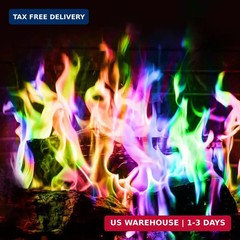 GOFIRE Color Flame Packets – Safe for Indoor & Outdoor Use, Colorful Fire – 15 P
