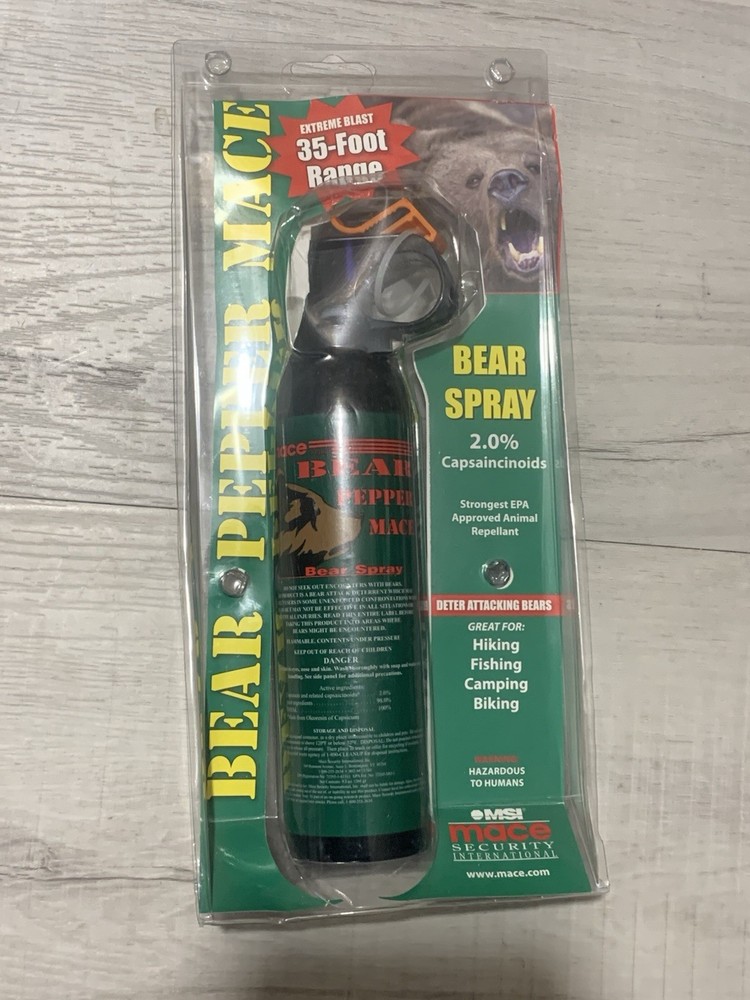 Mace Bear Repellent Pepper Spray 9 Oz Self Defense 35 Feet