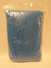 Superex Emergency Survival Life Rain Poncho Blue Clear Hooded One Size Fits All