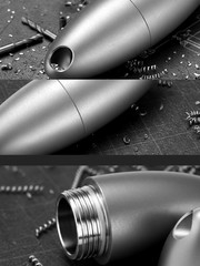 Aerospace Grade 5 Titanium EDC Capsule | Precision Survival Storage Box