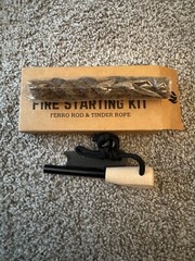 Fire Starter Flint Kit Steel Striker Ferro Rod Waterproof Firesteel
