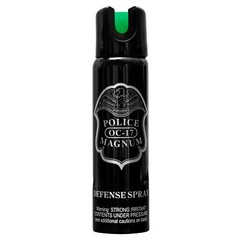 3 Police Magnum pepper spray 4oz GID Twist Lock Stream Safety Defense Security
