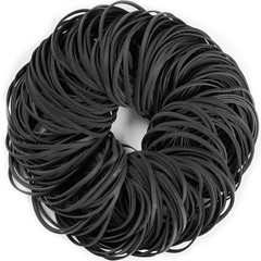 AMUU Black Tactical Rubber Bands Size 33 – 200 Pieces for Office