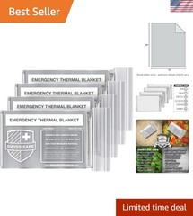 Insulated Mylar Emergency Blankets – Ultimate 4 Pack for Cold Weather Survival