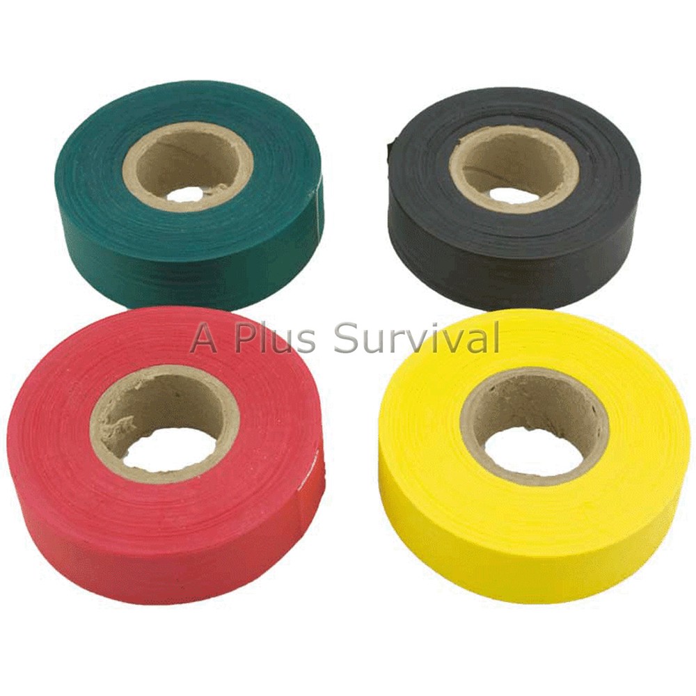 Triage Ribbon 4 Pack Small – Black Red Green Yellow