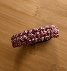 Adjustable Red, White & Blue Paracord Bracelet, 7 in, 1 Pack