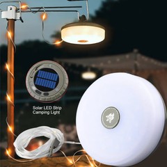 Solar Camping Lantern with 10m LED Light Strip | PrepPro