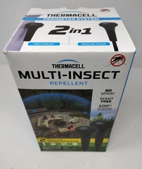 Thermacell Multi-Insect Perimeter Repeller System Mosquitos 2 In 1 Deet Free NEW