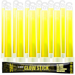 Survival Emergency Glow Sticks- 6 Inches Light Sticks for First Aid Kit, Surviva