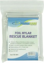 PRIMACARE 84″ X 52″ FOIL MYLAR RESCUE BLANKET CB-6841 LOT OF 10 NEW