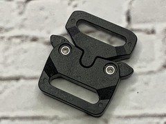 20 mm 3/4″ Black Tactical Plastic Quick Release Clasp Buckle Paracord Bracelets