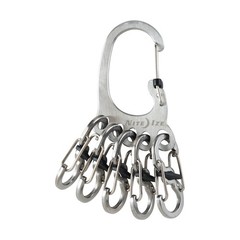 Nite Ize BigFoot Locker Stainless Steel KeyRack – Stainless (3-Pack)