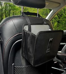 2 Pack Collapsible Foldable Car Trash Can, Hanging Waterproof Leakproof Can (…