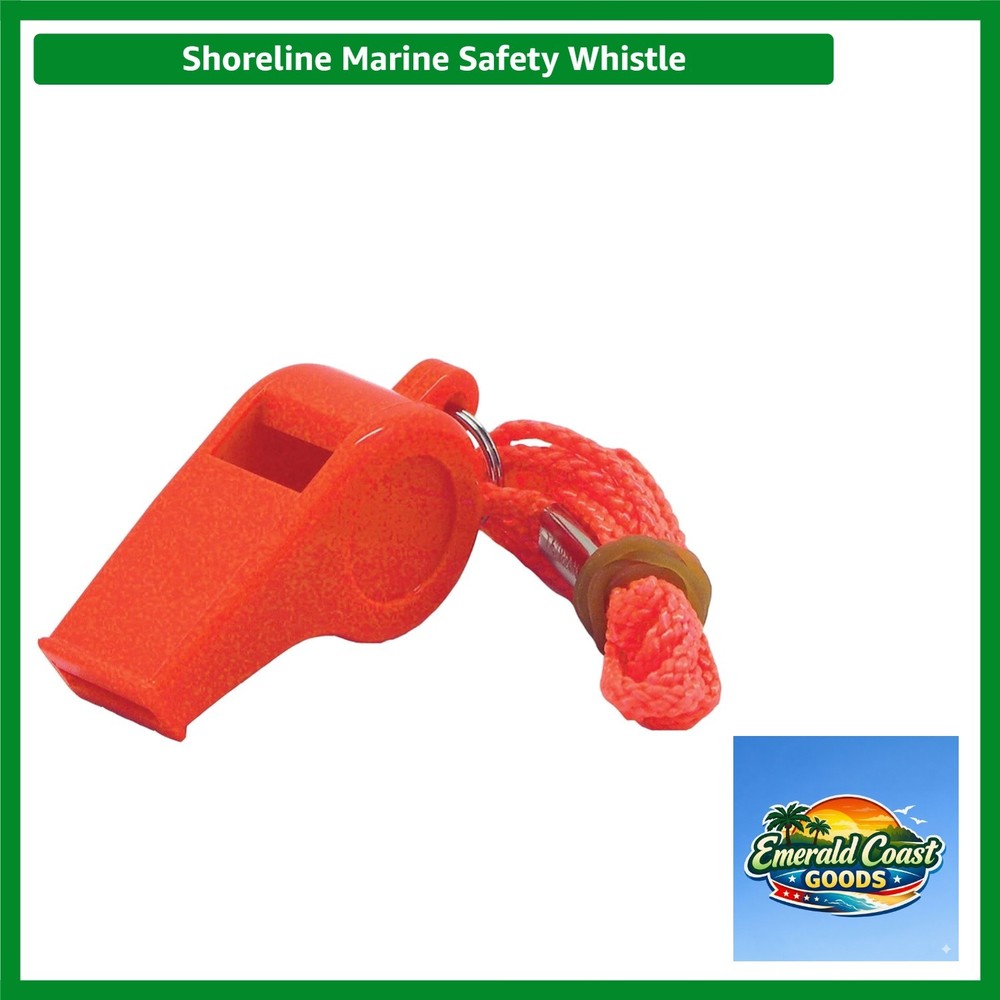 Marine-Compliant Loud Safety Whistle with Lanyard – Reliable Adventure Essential