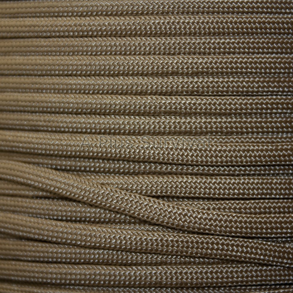 Paracord – 100 Foot Coyote Brown Color 550 lb 7 Strand