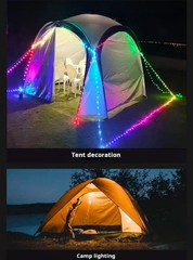 Solar Camping Lantern with 10m LED Light Strip | PrepPro