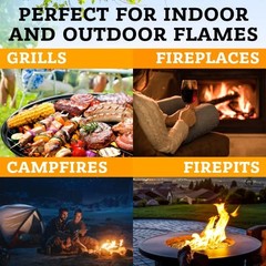 Fire Starter – Natural Pine Fire Starters for Fireplace, Campfires, Grill,