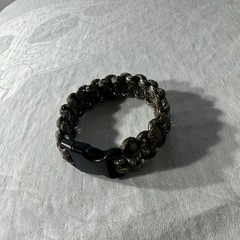 Black Buckle “Woods Camo” Paracord Bracelet