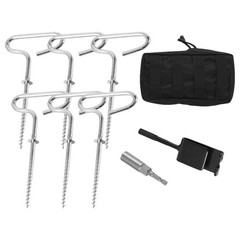 9lots Portables Tent Ground Nails Sun Shelters Ground Anchors Beach Picnics