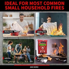 Protect Life Saving Fire Blanket (Pack of 1), 1)