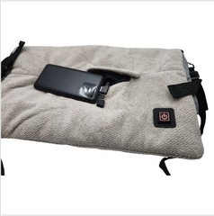 MDSTOP USB Heated Hand Muff Heating Pad 3 Heat Levels Hand Warmer Gray